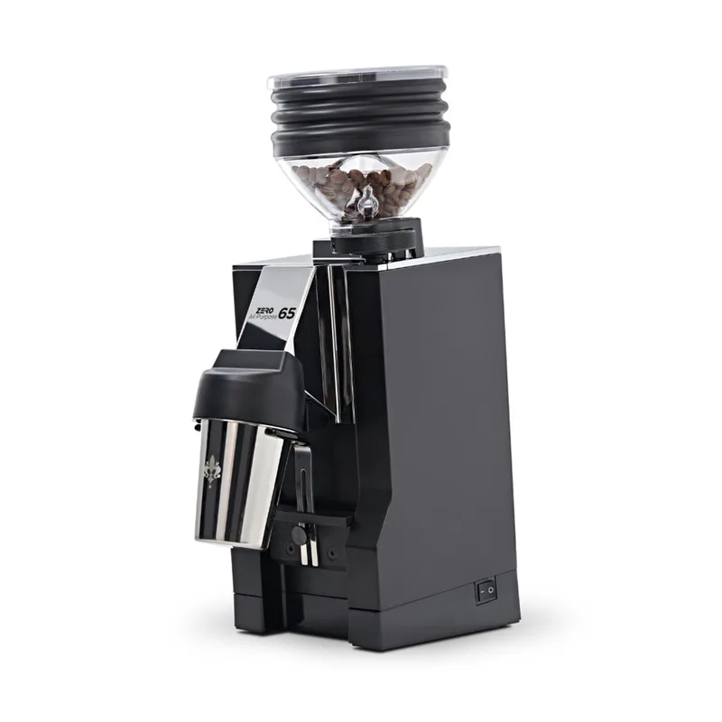 Matt black Eureka Mignon Zero 65 All Purpose coffee grinder, official product image